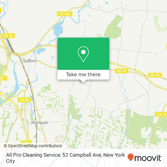 All Pro Cleaning Service, 52 Campbell Ave map