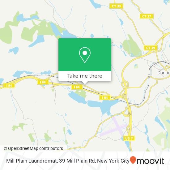 Mapa de Mill Plain Laundromat, 39 Mill Plain Rd