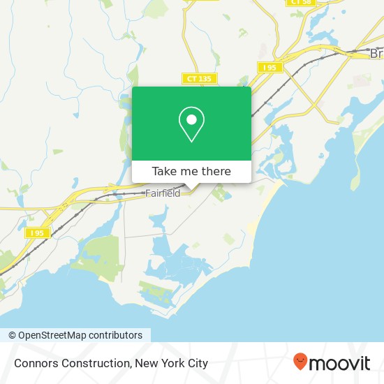 Connors Construction map