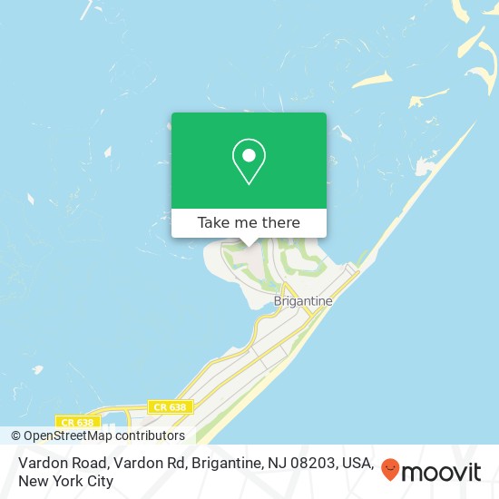 Vardon Road, Vardon Rd, Brigantine, NJ 08203, USA map