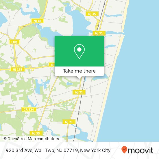 920 3rd Ave, Wall Twp, NJ 07719 map