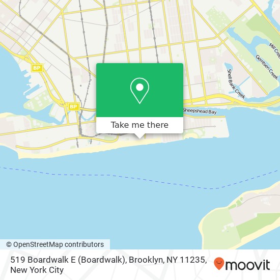 519 Boardwalk E (Boardwalk), Brooklyn, NY 11235 map