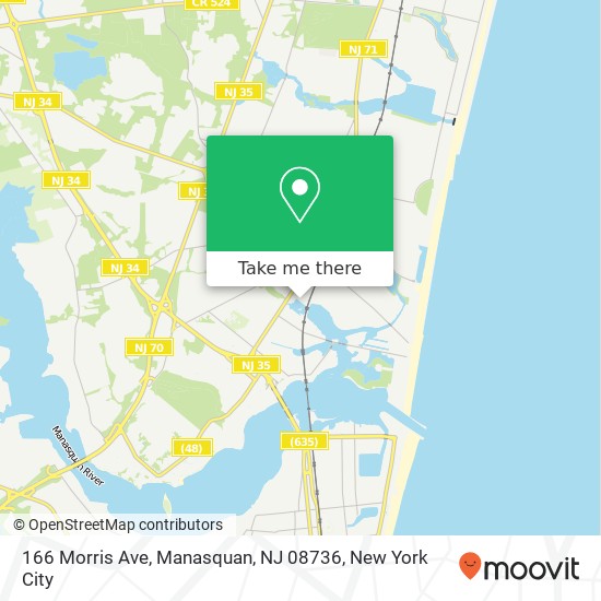 166 Morris Ave, Manasquan, NJ 08736 map