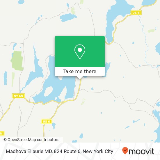 Madhova Ellaurie MD, 824 Route 6 map
