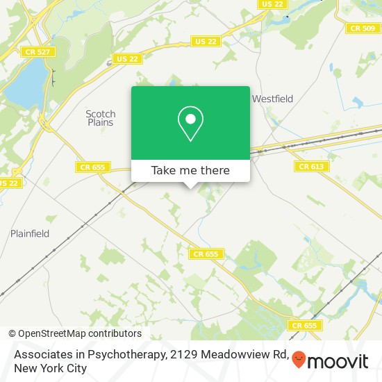 Associates in Psychotherapy, 2129 Meadowview Rd map