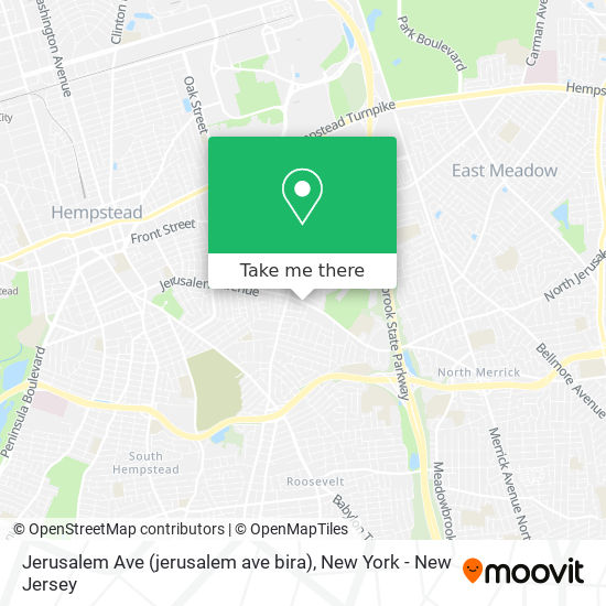 Jerusalem Ave (jerusalem ave bira) map