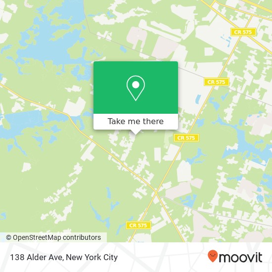 Mapa de 138 Alder Ave, Egg Harbor Twp, NJ 08234