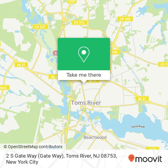 2 S Gate Way (Gate Way), Toms River, NJ 08753 map