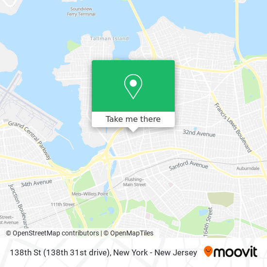 138th St (138th 31st drive) map