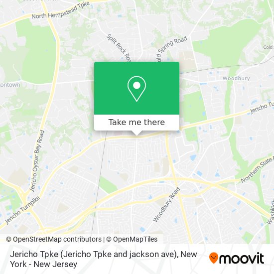 Jericho Tpke (Jericho Tpke and jackson ave) map