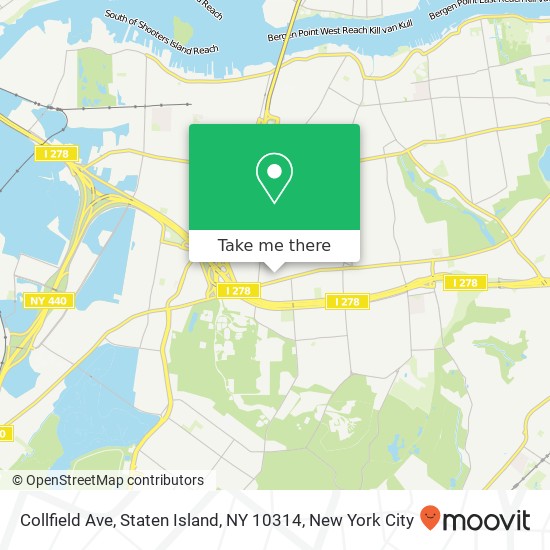 Collfield Ave, Staten Island, NY 10314 map