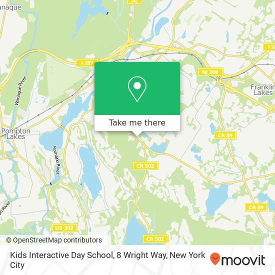 Mapa de Kids Interactive Day School, 8 Wright Way