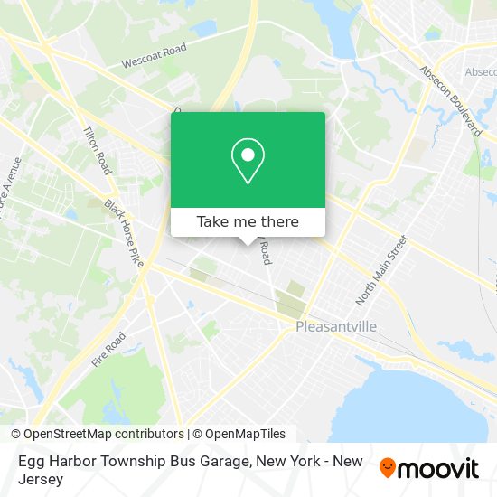 Mapa de Egg Harbor Township Bus Garage