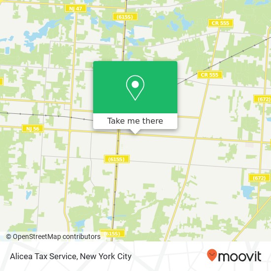 Mapa de Alicea Tax Service, 717 E Landis Ave
