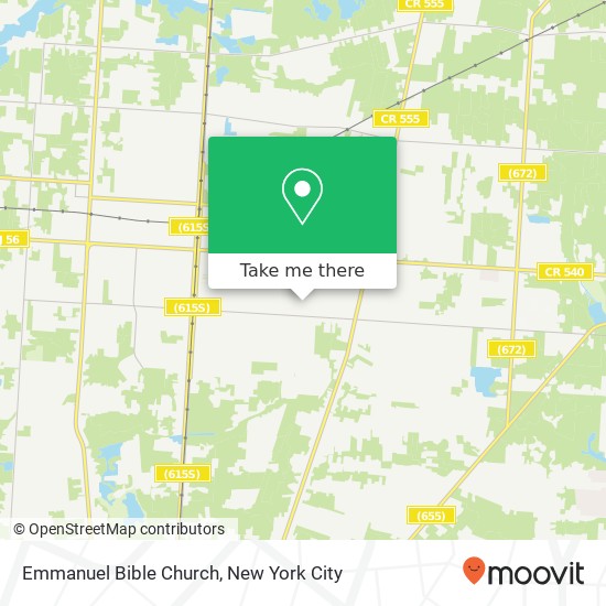 Emmanuel Bible Church, 75 Columbia Ave map