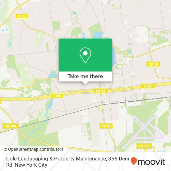 Mapa de Cole Landscaping & Property Maintenance, 356 Deer Rd