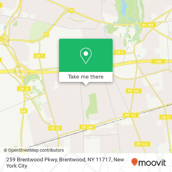 259 Brentwood Pkwy, Brentwood, NY 11717 map