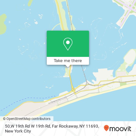 Mapa de 50,W 19th Rd W 19th Rd, Far Rockaway, NY 11693