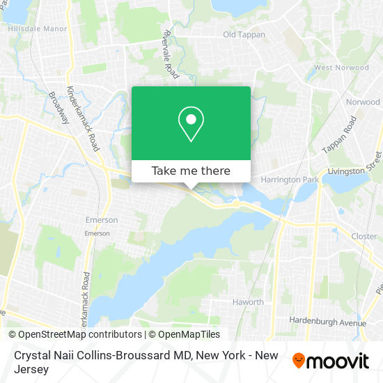 Mapa de Crystal Naii Collins-Broussard MD