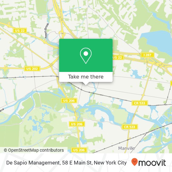 De Sapio Management, 58 E Main St map