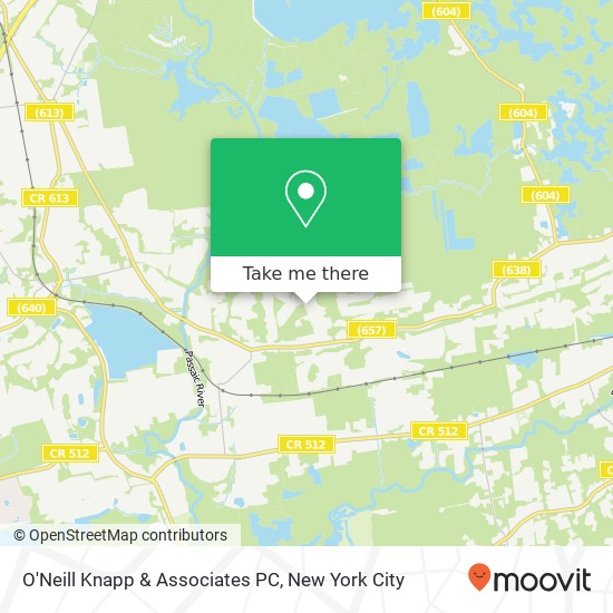 Mapa de O'Neill Knapp & Associates PC, 134 Carlton Rd