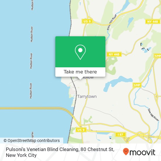 Mapa de Pulsoni's Venetian Blind Cleaning, 80 Chestnut St