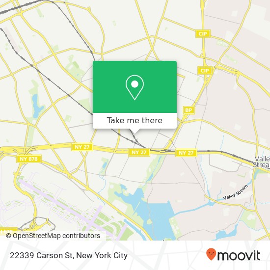 Mapa de 22339 Carson St, Springfield Gardens, NY 11413