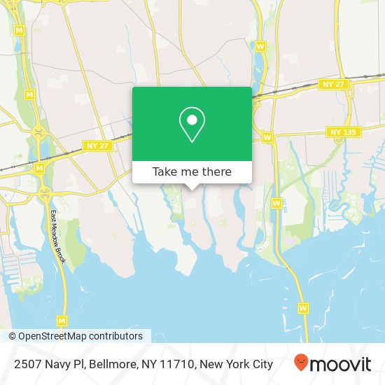 2507 Navy Pl, Bellmore, NY 11710 map