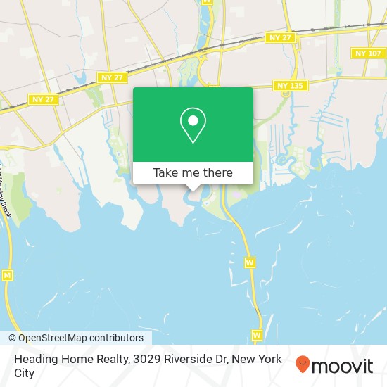 Mapa de Heading Home Realty, 3029 Riverside Dr