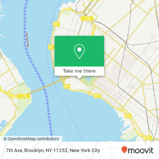 7th Ave, Brooklyn, NY 11252 map