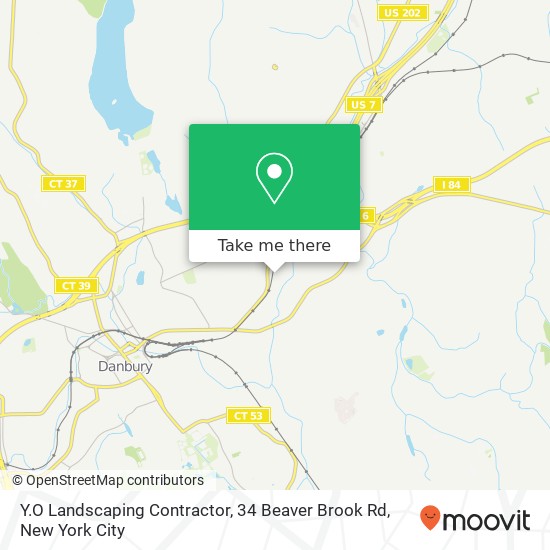 Y.O Landscaping Contractor, 34 Beaver Brook Rd map