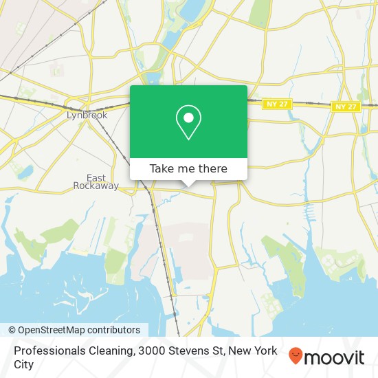 Mapa de Professionals Cleaning, 3000 Stevens St