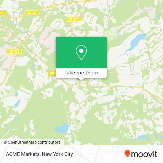 Mapa de ACME Markets, 690 Millbrook Ave