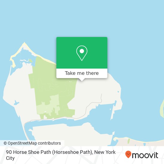 Mapa de 90 Horse Shoe Path (Horseshoe Path), Lloyd Harbor, NY 11743