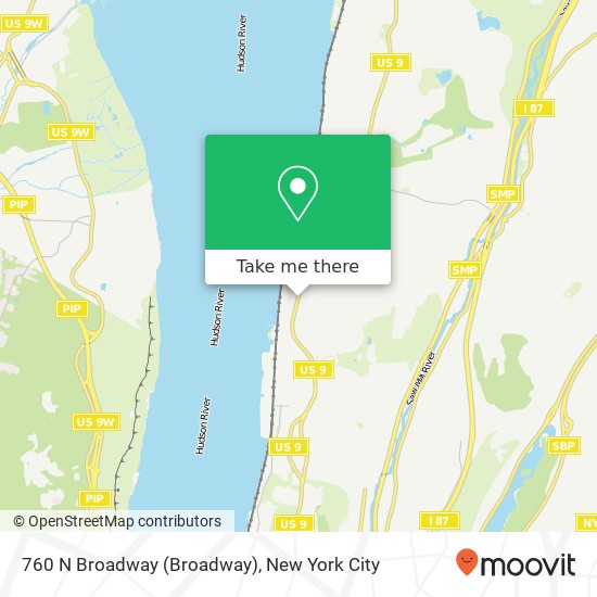 760 N Broadway (Broadway), Hastings-on-Hudson, NY 10706 map