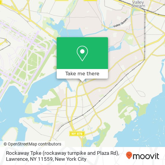 Rockaway Tpke (rockaway turnpike and Plaza Rd), Lawrence, NY 11559 map