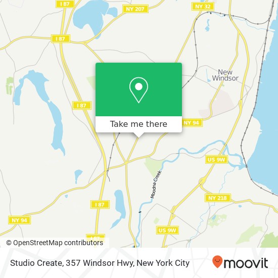 Studio Create, 357 Windsor Hwy map