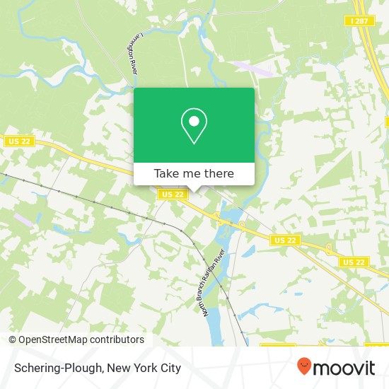 Schering-Plough map