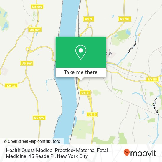Mapa de Health Quest Medical Practice- Maternal Fetal Medicine, 45 Reade Pl