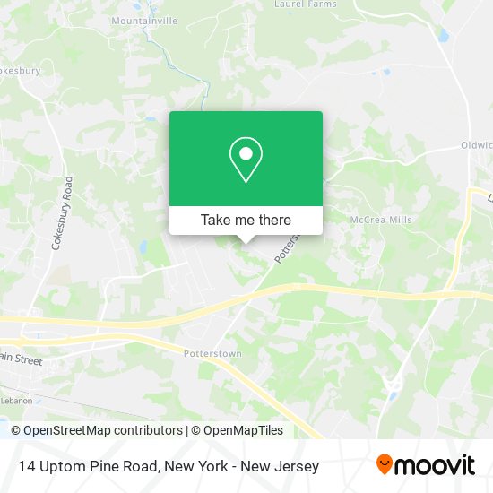 14 Uptom Pine Road, 14 Uptom Pine Rd, Lebanon, NJ 08833, USA map