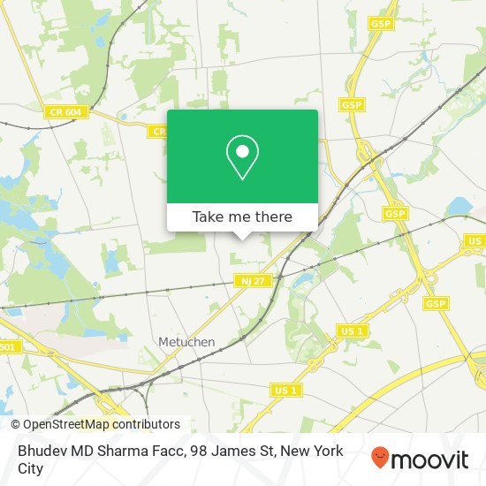 Mapa de Bhudev MD Sharma Facc, 98 James St