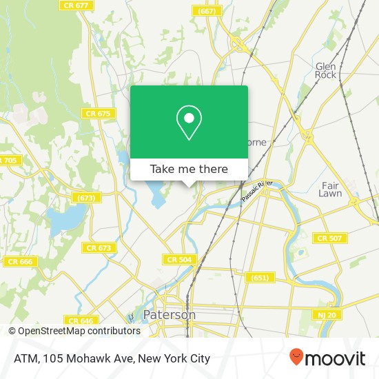 Mapa de ATM, 105 Mohawk Ave