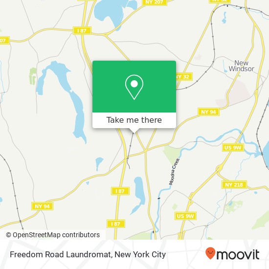 Freedom Road Laundromat, 179 Temple Hill Rd map