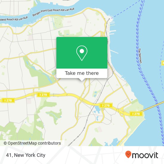Mapa de 41, 39 Pleasant Valley Ave #41, Staten Island, NY 10304, USA
