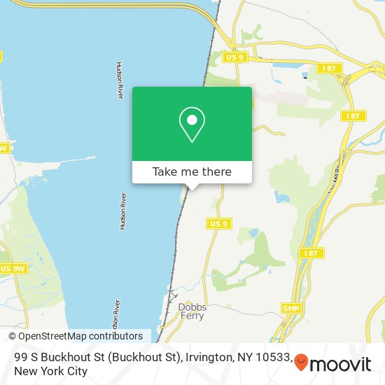 99 S Buckhout St (Buckhout St), Irvington, NY 10533 map