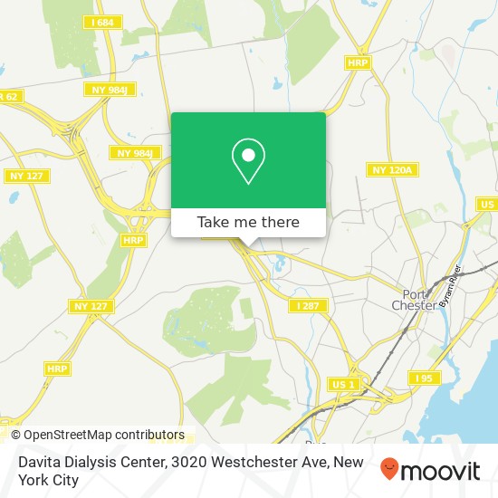 Davita Dialysis Center, 3020 Westchester Ave map