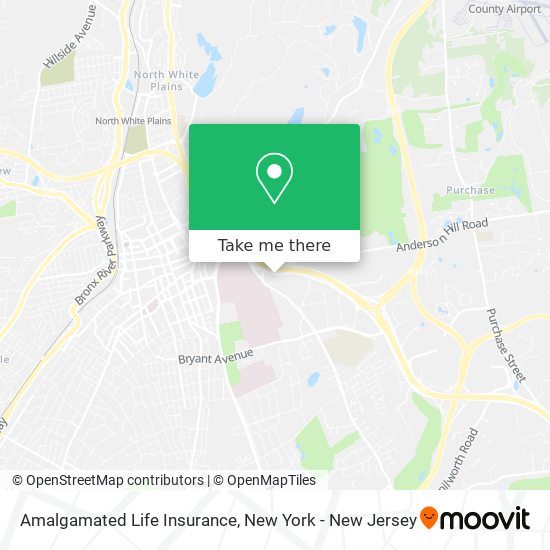 Amalgamated Life Insurance map