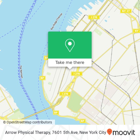 Arrow Physical Therapy, 7601 5th Ave map