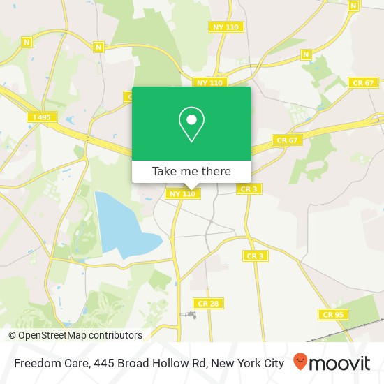 Freedom Care, 445 Broad Hollow Rd map