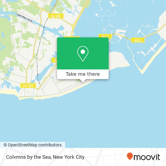 Colvmns by the Sea, 1513 Beach Ave map